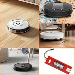 6500mAh Batterij Compatibel Met Xiaomi Roborock S50 S51 S55 - 14,4V Stabiele Prestaties - Bescherming Tegen Overbelasting En Kortsluiting Eenvoudige Installatie - Oranje — thumbnail 3