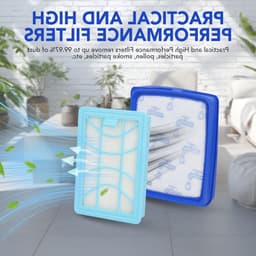 Set van 2 vervangende filters voor PowerPro Expert stofzuiger | Geschikt voor FC9729/09, FC9741/09, FC9742/09, FC9743/09, FC9744/09, FC9745/09, FC9746/09 | Stofzuigeraccessoires, HEPA-filters, Vervangingsonderdelen — thumbnail 3