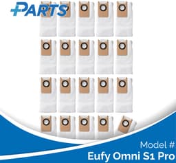 Eufy Omni S1 Pro Stofzakken (20 Stuks, Plus.Parts® alternatief voor T29B9) — thumbnail 1