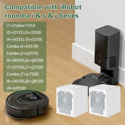 12 Stuks Stofzakken voor iRobot Roomba i7 i7+, i8, i8+, i3, i3+, i4, i4+, i6, i6+, s9, s9+ Plus 10 Max 105 705 Vac Clean Base afzuigstation, i/s/j Combo Essential Serie Stofzuigerrobot Stofzuigerzak — thumbnail 2