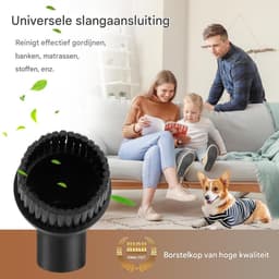 EXCITAT 2 stuks - Borstel - 35 mm - Stofzuigerborstel - Stofzuigeraccessoires - Geschikt voor universele stofzuigers met een diameter van 35 mm — thumbnail 2