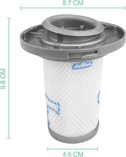 2-pack filters, stofzuigerfilters, vervangingsfilters geschikt voor Rowenta ZR009006 X-Force Flex 8.60 RH96XX stofzuigers — thumbnail 3