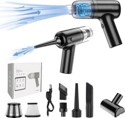 Multifunctionele 5 in 1 Mini Handstofzuiger - Snoerloos, Oplaadbaar en Draagbaar voor Auto en Huis — thumbnail 1
