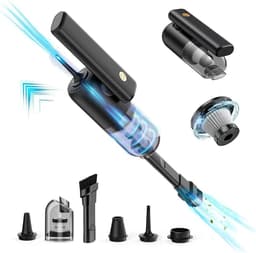 Oplaadbare handstofzuiger - autostofzuiger met opblaasbare pomp en lichtfunctie — thumbnail 1