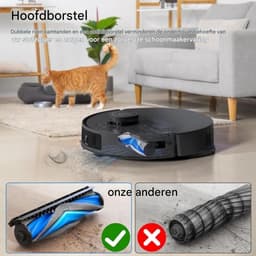 Accessoires voor stofzuigers - Geschikt voor T30 Ecovacs DEEBOT T30 PRO OMNI / T30 OMNI Vervangende accessoires voor robotstofzuigers - 1 hoofdborstel, 4 filters, 4 zijborstels, 4 dweilen, 4 antibacteriële stofzakken — thumbnail 4