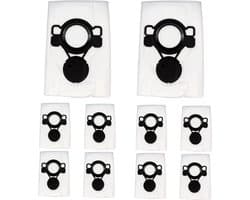 Stofzuigerzak geschikt voor Makita [Set 10] Vervangingszakken P-72899 voor Makita VC2000L VC2010L VC2012L VC2511L VC2512L VC3011L VC3012L VC3511L