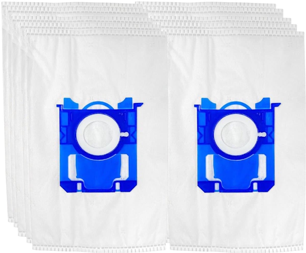 Fixem® stofzuigerzakken geschikt voor Philips, AEG, Electrolux, Tornado, Zanussi - PowerGo - nr. Classic Long Performance - PH99 - FC8021/03 - FC8021/05 - GR201 - GR201S - GR201SM - S Bag - 10 Stuks — afbeelding 1