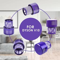Zuigfilter V10 Dyson - wasbaar en compatibel met Dyson V10 purperrood — thumbnail 4