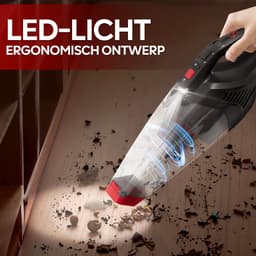 AG310 Handstofzuiger Zwart- Kruimeldief - Stil - Snoerloos - Extreem Krachtige Kruimelzuiger Draadloos - 100W Krachtige Zuigkracht - Led Verlichting - Voor Thuis & Auto - Opzetstukken en Extra HEPA filter - Compact - Geschikt voor Huisdierharen — thumbnail 2