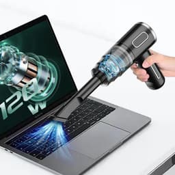 Draadloze Stofzuiger - Handstofzuiger Kruimeldief - Auto en Huis - Hoge Zuigkracht - 500ml Capaciteit - Groen — thumbnail 5