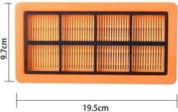 2-delige Filterset - Geschikt voor Karcher AD3200 AD3 Premium AD4 Premium Stofzuigers — thumbnail 3