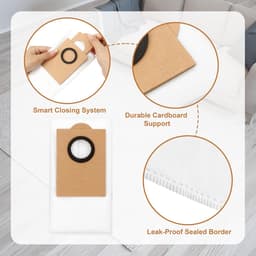 10 stuks stofzakken - Voor Lefant M3/M3 Max - stofzak met grote capaciteit- wegwerponderdelen en -accessoires voor robotstofzuigers — thumbnail 2