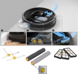 7 Pack Vervangonderdelen voor iRobot Roomba 800 900 Series - Hoogwaardige Filter en Borstels — thumbnail 2