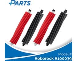 Roborock R100039 Borstels (4 Stuks, Plus.Parts® alternatief voor 8.02.0199)