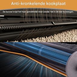 GELLDG TriCut Borstel - Anti Verward Haar Borstel - 20x3,8 cm - Geschikt voor Dreame X40 Ultra Complete / X30 Ultra / L40 Ultra / L30 Ultra / L20 Ultra / L10s Pro Ultra / L10s Ultra — thumbnail 4