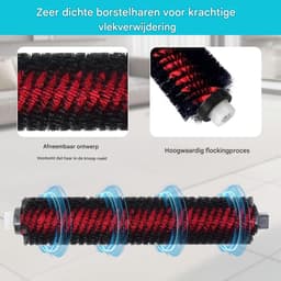 GELLDG 4 Stuks Vervangingsonderdelen geschikt voor Roborock S8 Pro Ultra en S8 MaxV Ultra - Waterfilter en Reinigingsborstels Set - Geschikt voor Huishoudelijke Apparaten in Huis, Kantoor en Hotel - Incl. 2 Waterfilters en 2 Borstels — thumbnail 5