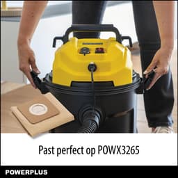 Powerplus - Accessories - POWX3265A - Stofopvangzak - 430mm X 275mm - 3 st. — thumbnail 5