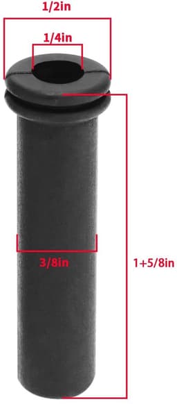 ONF3 - Vacuumslang - 4pcs Engine Vacuum Hose - Rubber Slangen - 15/8 inch - Geschikt voor Briggs & Stratton - Vacuum Cleaner Accessoires — thumbnail 4