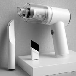 Mini draadloze oplaadbare autostofzuiger, 120W 6000PA handstofzuiger met LED-verlichting, Geschikt voor auto's, toetsenborden, huisdieren, computerbureaus en andere plekken. — thumbnail 2