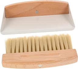 Mini Stoffer Vuilblik - Reinigingsset Bureau - Bureau Schoonmaken - Flexibele Haren - 15.5X10.5X4CM - Wit — thumbnail 1