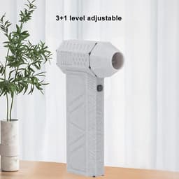 Draagbare Luchtblazer - Mini Jet Blower - Stof Verwijderen - Borstelloze Motor - 15 x 9 x 6 cm - Wit — thumbnail 2