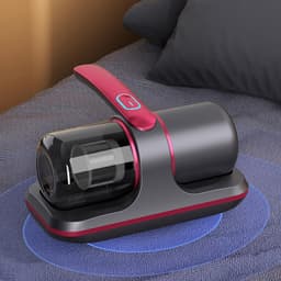 Matras Stofzuiger - Mijt Verwijderaar - Hygiënisch Slapen - Draadloze Werking - 22.5 cm Lengte - Grijs Paars — thumbnail 4