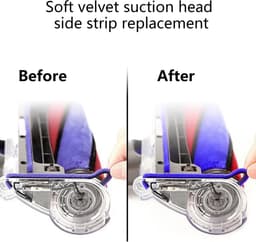 Dailygoody - Pluche Stroken - Vervangstukken - 9 Stuks - Zachte Pluche - Geschikt voor Dyson V6 V7 V8 V10 V12 V15 DC58 DC59 DC62 DC72 DC74 — thumbnail 2