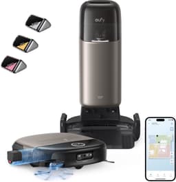 eufy Dweilrobot HydroJet S2 met 3pcs Aromatherapy block, 30kPa AeroTurboTM 2.0-Zuigkracht, Vloerreinigingssysteem 2.0, EcoCleanth Elektrolyse, Randreiniging, Haarvrije DuoSpiralt" Borstels, 12-in-1 UniCleanTM Station — thumbnail 1