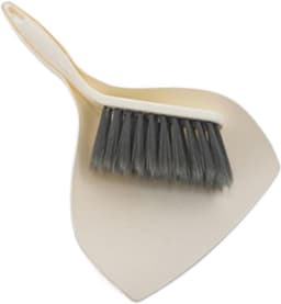Handveger Stofblik - Reinigingsset - Thuis Opruimen - Ruimtebesparend Ontwerp - 29 x 19 cm - Beige — thumbnail 1