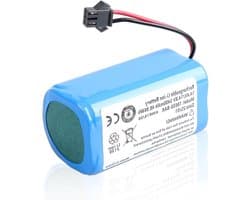 Krachtige 3400mAh 14.4V Vervangende Batterij voor Robotstofzuigers zoals Eufy RoboVac en Ecovacs Deebot, Geschikt voor Langdurig Gebruik en Betrouwbare Prestaties