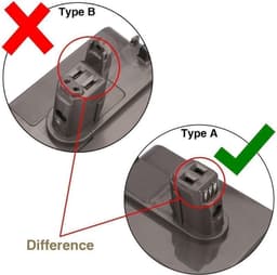Accu voor Dyson DC31, DC34, DC35 en DC44 Serie Li-ion 2000mAh/22.2V — thumbnail 3