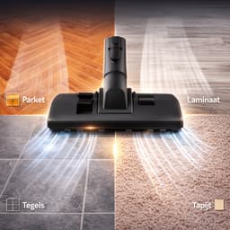Luxe Combiborstel Geschikt Voor Miele Stofzuigers - 35mm Stofzuiger Mondstuk Borstel Voet - Compact/Complete C1 C2 C3 S4000 S5000 - Harde & Zachte Vloeren/Laminaat/Parket/Tapijt - Combi Zuigmond Met Parkeerhaak & Vergrendeling - Stofzuigermond — thumbnail 4