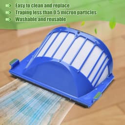 Filter en borstel set geschikt voor iRobot Roomba 600 series 605 615 616 620 621 630 635 650 652 660 665 671 680 690 691 695 -Inclusief 6 filters, 6 zijborstels, 3 paar borstelharen en een zachte rolborstel — thumbnail 4