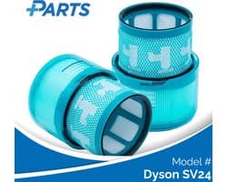 Dyson SV24 Filters (2 Stuks, Plus.Parts® alternatief voor 972352-01)
