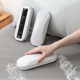 Tafel Kruimel Roller - Kruimelzuiger Zonder Batterij -Rolborstel voor Broodkruimels - Wit — thumbnail 1