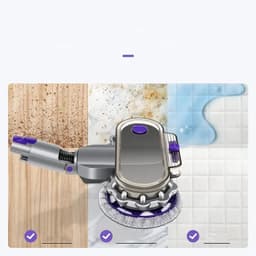 2-in-1 Dweil Opzetstuk voor Dyson Steelstofzuiger - Elektrische Mop met Watertank - Geschikt voor V7, V8, V10, V11 & V15 - Nat & Droog Reinigen - Met Verwijderbare Dweilpads — thumbnail 2