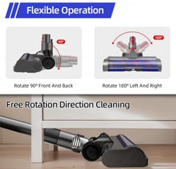Stofzuigerborstel - LED-verlichting - Voor Dyson V7, V8, V10, V11, V15 — thumbnail 2
