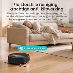 Lefant L12 PRO Robot Stofzuiger en Dweil - 20000Pa Sterke Zuigkracht - Zelfreinigende Uitschuifbare Rollermop met Automatisch Drogen - LiDAR Navigatie & Obstakelvermijding - 1L Stofbak, 5 GHz WiFi - Zwart — thumbnail 5