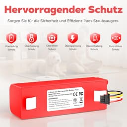 Accu voor Roborock Stofzuigers met Hoge Capaciteit — thumbnail 3