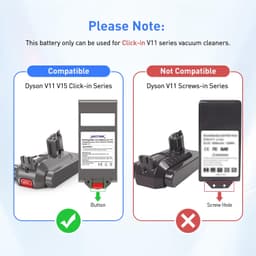 25.2V 3900mAh Vervangende Accu voor Dyson V11 V15 — thumbnail 2