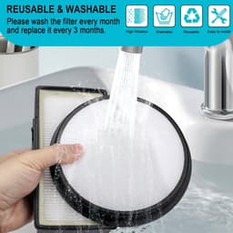 Casalora® 4 x stofzuigerfilter voor Rowenta Silence Force Cyclonic RO7649EA RO7689EA RO7647EA RO7663EA RO7676EA RO7681EA (model RO76xx) vervangfilter voor Rowenta Silence Force 4AAAA HEPA filterset voor — thumbnail 4