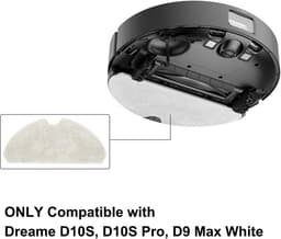 Reserveonderdelen, 9 stuks wisdoeken, Geschikt voor Dreame D10S, D10S Pro, D9 Max Gen 2, D9 Max White, F9 Pro robotstofzuiger, reserveonderdelen, vervangende dweilpad — thumbnail 4