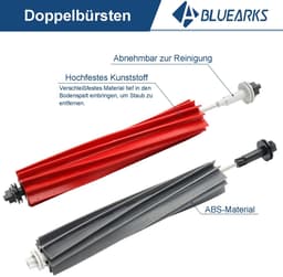 Accessoireset Voor Roborock S8 Pro Ultra, 6 Stofzakken, 2 Hoofdborstels, 6 Zijborstels, 2 Filters, 4 Dweildoeken, 1 Hoofdborstel, Reserveonderdelen Voor Robotstofzuigers, Accessoires — thumbnail 2