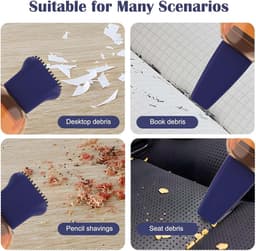 Mini stofzuiger - Bureau stofzuiger - 7*7.1*11.4cm - Oplaadbare versie (oplaadkabel meegeleverd) - Geschikt voor gebruik in auto's, tafels, stof, vuil, dierenhaar en kantoren — thumbnail 3