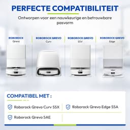 24-delige Accessoires Set Geschikt voor Roborock Qrevo S5V, Qrevo Edge, Qrevo Curv & Qrevo Edge S5A Robotstofzuiger - Complete Onderhoudsset - Onderdelen — thumbnail 5