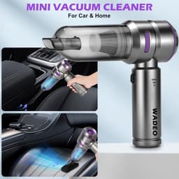 Handstofzuiger 3-in-1 - Zwart - Accu met 7500 mAh - Draadloze Stofzuiger voor Auto en Huis — thumbnail 2