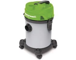 Nat-droogstofzuiger - Industriële stofzuiger Bladblazer - Schoonmaken en reinigen - Met blaasfunctie - 18 liter reservoir - Groen