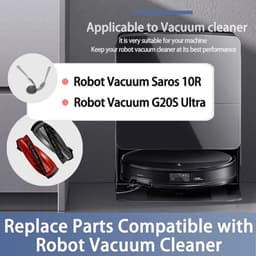 Vervangingsset compatibel met Roborock Saros 10R en G20S ULTRAL – hoofdborstels, HEPA-filters, dweildoeken en stofzakken — thumbnail 3