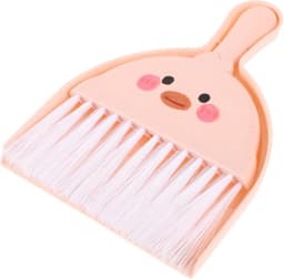 Kleine Handveger en Blik - Mini Stoffer Blik - Bureau Schoonmaken - Compact Ontwerp - 19.5 cm - Roze — thumbnail 1