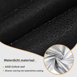 Stofzuigerhoes - Beschermhoes Stofzuiger - Apparatuur Beschermen - Waterdicht Oxford Materiaal - 60-75 Liter - Zwart — thumbnail 5